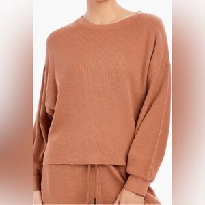 💃Sage Collective Waffle Knit Ribbed Top